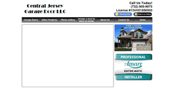 Desktop Screenshot of centraljerseygaragedoor.com